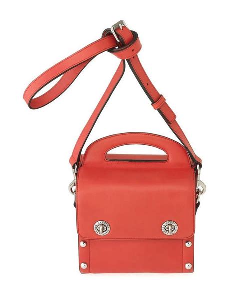 Marc By Marc Jacobs 'tool Box' Cross Body Bag In Shock Red.